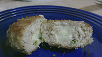 Котлеты с маслом и плавленым сыром в духовке