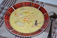 Молочный рыбный суп