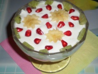Десерт Воздушное фруктовое облачко