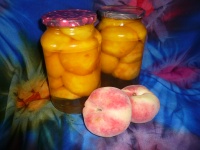 Персики в ванильном сиропе на зиму