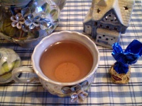 Мятно-имбирный чай с калиной