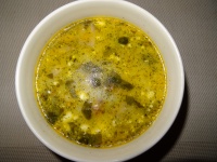 Суп из шампиньонов с плавленым сырком