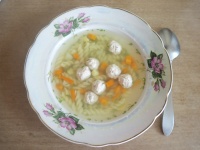 Диетический суп с фрикадельками