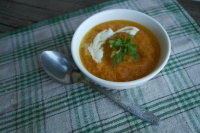 Морковный крем - суп с тыквой