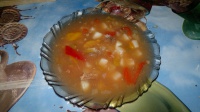Суп с тушенкой лечо и рисом
