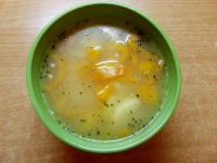 Куриный суп с тыквой