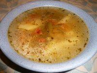 Суп со стручковой фасолью