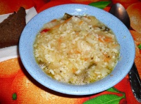Суп капустный с рисом