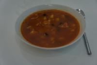 Суп с белой и красной фасолью