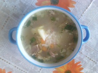 Рисовый суп с уткой