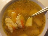 Суп из баранины с клецками