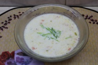 Овощной сырный суп