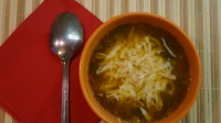 Итальянский суп с чечевицей и мелкой пастой