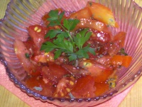 Салат из мяты и помидоров