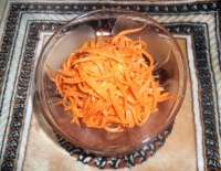 Домашняя морковь по - корейски
