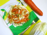 Салат из пекинской капусты и корейской моркови