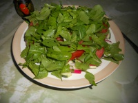Салат овощной дачный