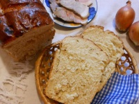 Домашний хлеб с луком