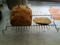 Гречневый хлеб с медом и семечками в хлебопечке