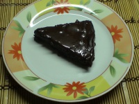 Шоколадно - банановый тортик
