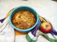 Яблочный пирог на йогурте