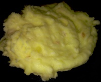 Картофельное пюре с колбасным сыром