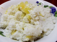 Рис с яйцом и лимоном