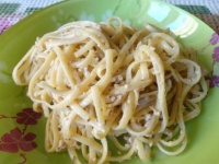 Спагетти с ореховым соусом