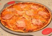 Пицца с болгарским перцем и балыком